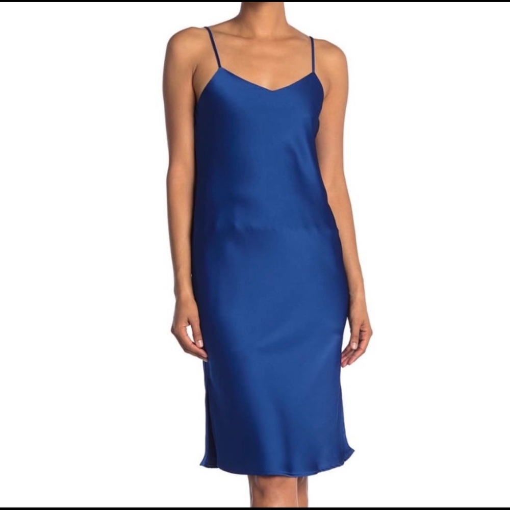 Sam Edelman Blue Slip Lined Dress